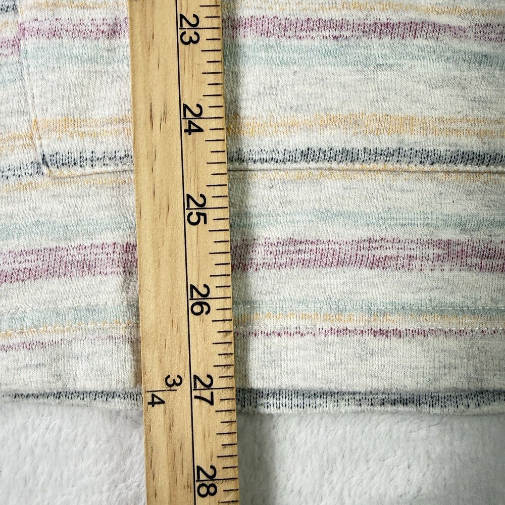 Marine Layer Mens Medium Striped Henley Pullover Sweatshirt Portola Beach Hoodie - Picture 8 of 9